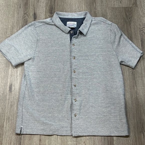 EUC Men’s Carbon2Cobalt Knit Short Sleeve Button Front Classic Beach Polo Shirt - Picture 1 of 10